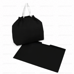 black draw string bag (40 x 30cm)