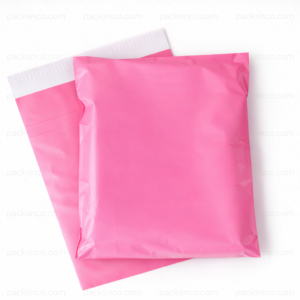 pink polymailer bag