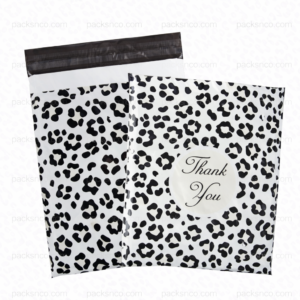 black and white print polymailer (medium 25 x 35cm)