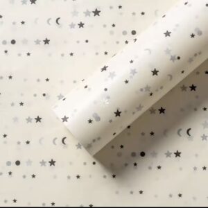 pink star print tissue paper {pack of 20} (copy)