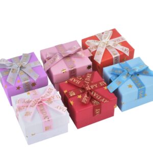 mini ribbon gift box 5 x 5x 3.5cm}