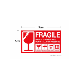 fragile handle with care sticker {pack of 100}