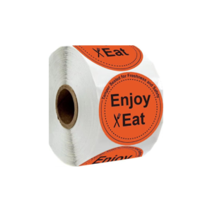 eat & enjoy food seal stickers {pack of 500}