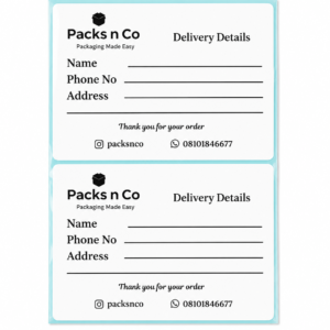 custom delivery stickers 50pcs